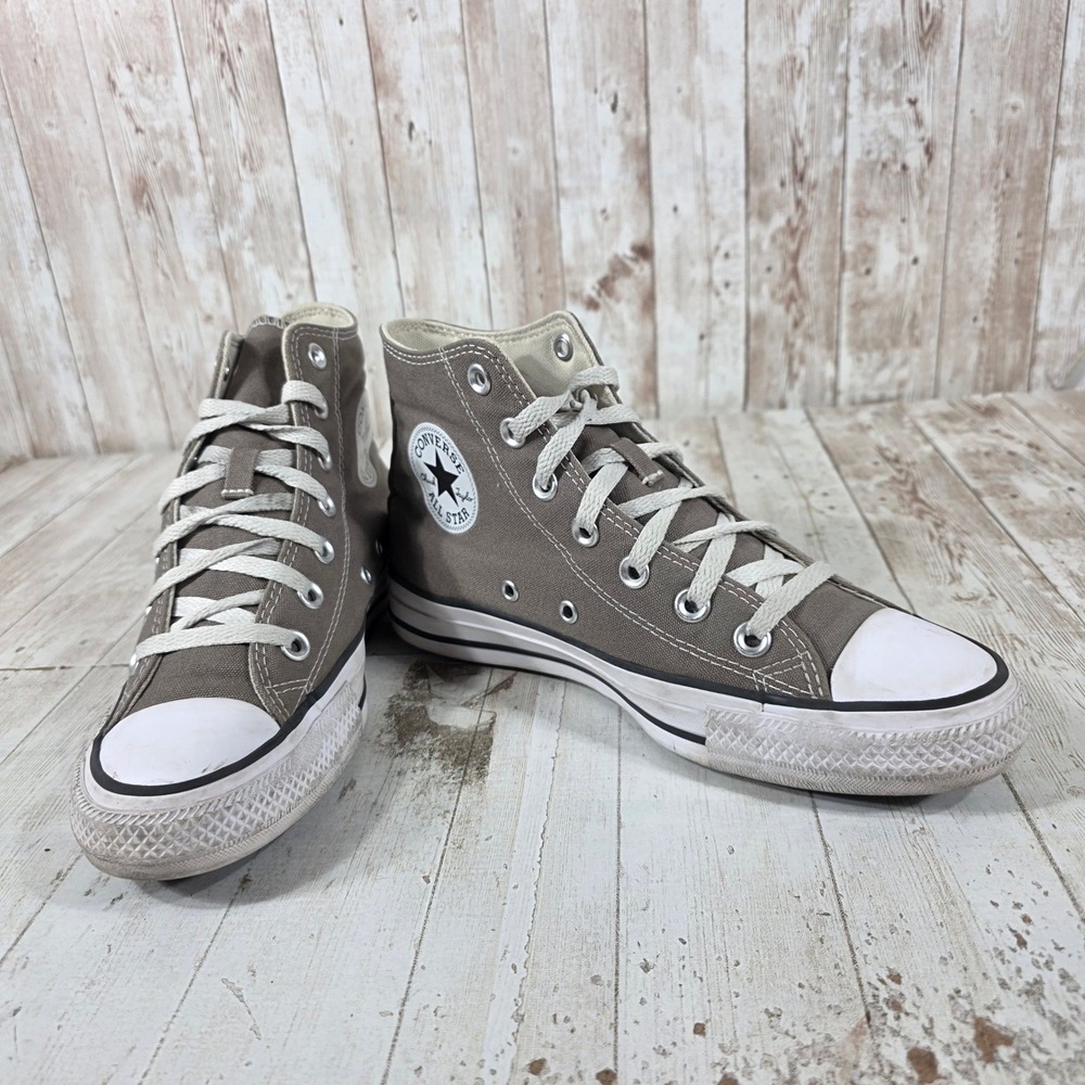 Converse Chuck Taylor All Star High Top Grey Canvas Sneakers A08581F Womens 7 - Picture 8 of 8